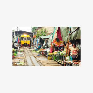 Maeklong Train Market & Damnoensaduak Floating Market Tour